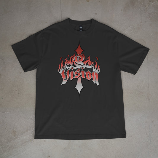 Q Vision Glitter Cross Shirt