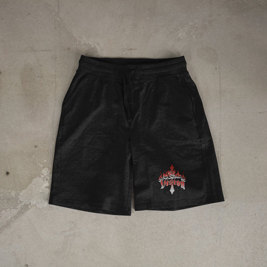 Glitter Cross Sweat Shorts